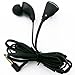 2 Pk of Genuine Black Sandisk 3.5mm Earphones headphones earbuds for mp3 players