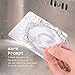 Zeoss Kitchen Bathroom Hooks Hanger for Tile Ceramic Metal Surface Transparent Design, Pack of 3