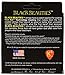DR Strings Electric Guitar Strings, Black Beauties-Black Coated, 10-52 (BKE-10/52)