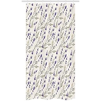 Amazon Com Ambesonne Purple Stall Shower Curtain By Lavender