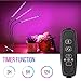 MINGER Grow Light, LED Plant Light for Indoor Plants, UV Grow Lamp with 3/9/12H Timer, 3 Dimmable Modes, 30W Red/Blue Spectrum LED, 3-Head Adjustable Gooseneck Auto On/Off Growing Light
