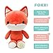 Bellzi Orange Fox Cute Stuffed Animal Plush Toy - Adorable Soft Fox Toy Plushies and Gifts - Perfect Present for Kids, Babies, Toddlers - Foxxi