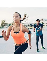 Kamileo bandas de resistencia, bandas de asistencia para dominadas, mejor para estiramiento, levantamiento de potencia, entrenamiento de resistencia, póster incluido (individual), Púrpura