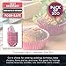 200 Pack Magenta Foil Cupcake Liners for Baking, Standard Size Metallic Cups for Muffins (2 x 1 In)