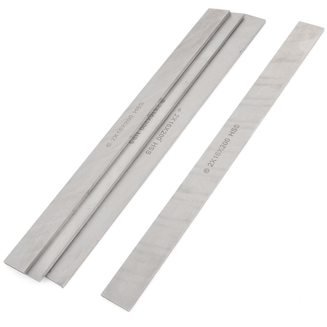 Sourcingmap 4PCS High Speed Steel HSS Tool Bit Milling Cutter 2mm x 16mm x 200mm