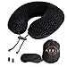 Aeris Memory Foam Travel Pillow for Airplanes - Best Airplane Neck Pillow for Long Flights - Plane Accessories Carry Bag to Save Space, Ear Plugs and Eye Mask - Perfect Flight Set & Gift