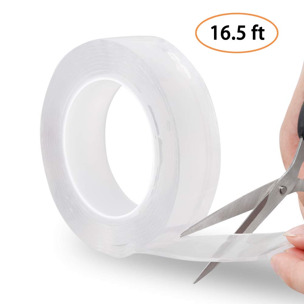 Multipurpose Magic Nano Grip Tape Reusable Removable Washable Double