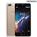 Unlocked Smartphones, DOOGEE X20 Cell Phones Unlocked Android 7.0 - 5.0 Inch HD IPS Display - MT6580 Processor - 2GB RAM +16GB ROM - 2MP+ Dual 5MP Camera - 3G Unlocked Cell Phones - Gold