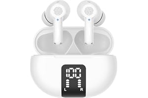 NEYES Translation Earbuds Real Time Voice Translator Earbuds Supports 144 Languages Two-Way Online Translator in Ear Earbuds with APP Fit iOS and Android Ideal for Travel and Business(White)