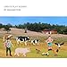 Volnau Farm Animal Toys Figurines 14PCS Barn Figures for Toddlers Kids Preschool Educational Cow Sheep Cock Hen Dog Pig Sets Christmas Decoration Gift