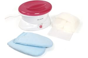 Revlon Moisturizing Paraffin Bath| For Soft Hands, Elbows & Feet | White and Pink | 1 Count