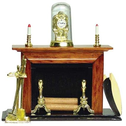 Dollhouse Miniature Regal Fireplace