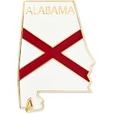 PinMart State Shape Flag Lapel Pin