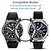 EZCO 2-Pack Case Compatible with Samsung Galaxy Watch 46mm / Gear S3 Case, Soft TPU Plated Case Protector Bumper for Gear S3 Frontier/Classic Galaxy Watch 46mm SM-R800 Smartwatch