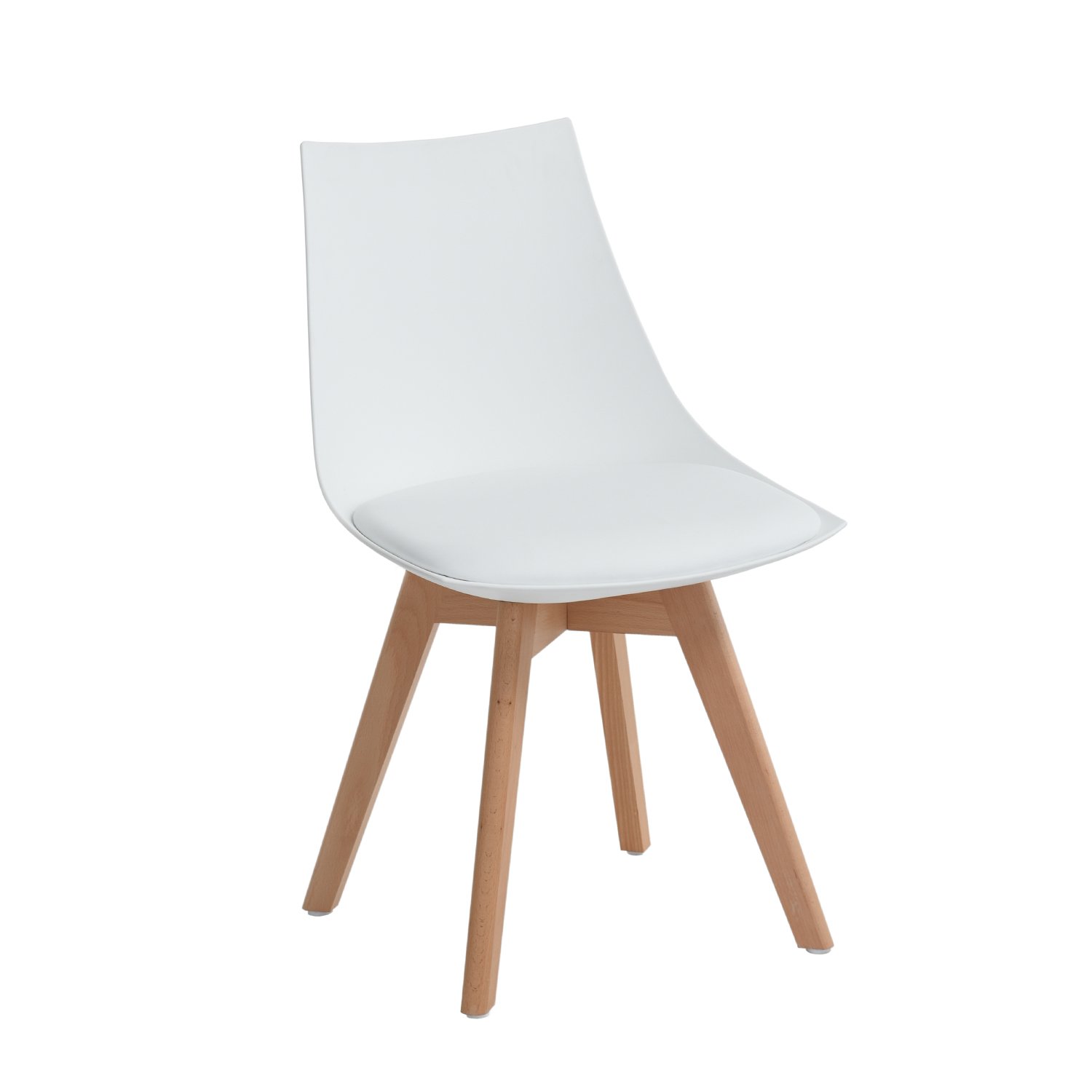 Amazoncom FurnitureR Dinning Chair Padded Mid Century Kitchen
