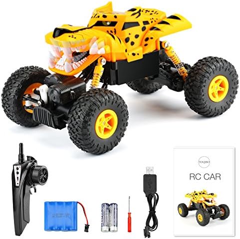 RC Cars Remote Control Car TOQIBO 2.4Ghz 4WD Off Road Racing Car 1/18 Scale Rock Crawler Toys Radio Control Vehicle for Kids and Adults