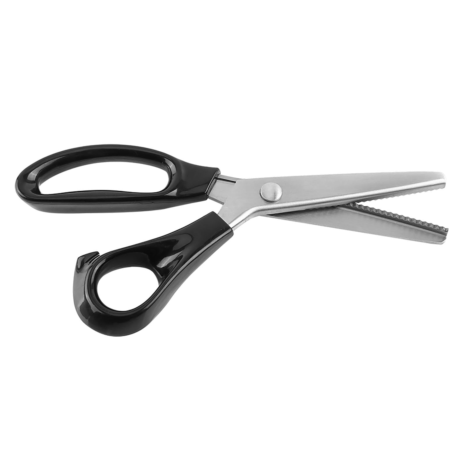 Fabric Decorative Round Triangle Edge Pinking Shears Round Decorative Scissors Pinking Shears Sewing Scissors for Fabrics Linings Leather Craft Uses