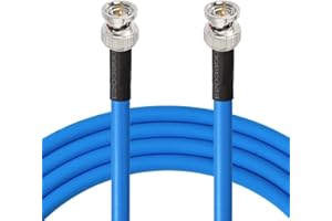 Superbat SDI Cable BNC Cable 3G/6G/12G (Belden 1694A)，1-300FT, Supports HD-SDI/3G-SDI/4K/8K Video, Precision SDI Video Camera Wire (1Pcs)