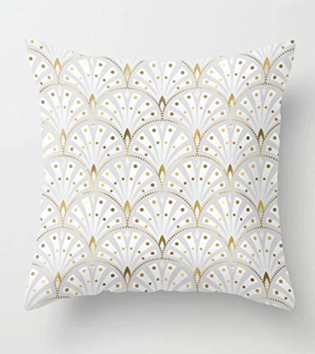 gold pattern cushion