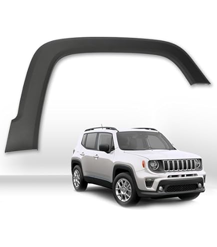 Rear Left Fender Flare For Jeep Cherokee 2019-2022 | Black Wheel Arch Molding, Direct OE Replacement