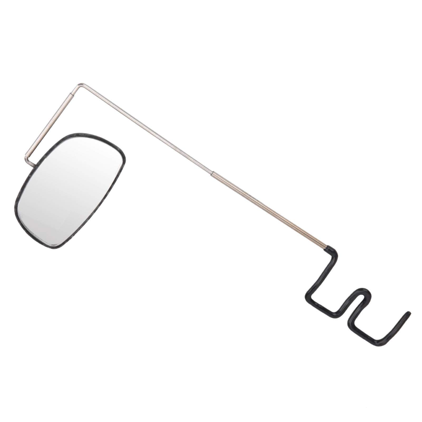 Icycle Rearview Mirror, Simple To Install Clear View Lightweight Aluminium Alloy Helmet Rearview Mirror Exquisite for Outdoor