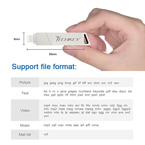 image for MFi Certified USB Flash Drives for iPhone 32GB Pen-Drive Memory Storag