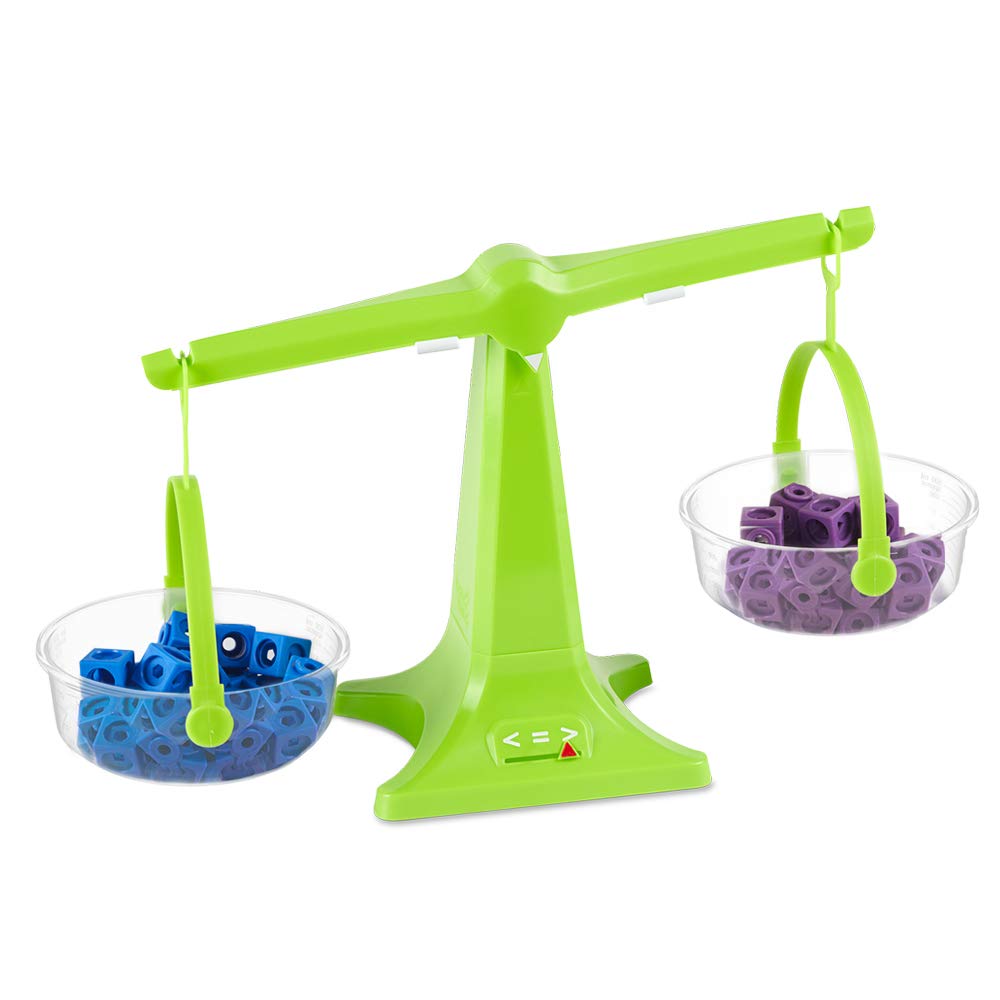 Learning Resources 93405 Nestable Pan Balances Set of 4, Multi