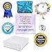 Timeline Treasures European Charm Bracelet with Charms for Girls, Stainless Steel Snake Chain, Nursery Rhyme, Purple 6.5 Inch (16.5cm)