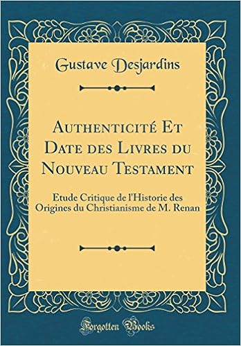 Buy Authenticit Et Date Des Livres Du Nouveau Testament - 