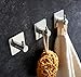 SIFAN 304 Stainless Steel Towel Hook, Bathroom Towel Hook, Coat Hook, 3M Stick Hook with One Replaced 3M Sticker