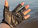 Glacier Glove Unisex Stripping Durable Flexible Quick-Dry Outdoor Fishing Fingerless Gloves w/Extended Velcro Cuff