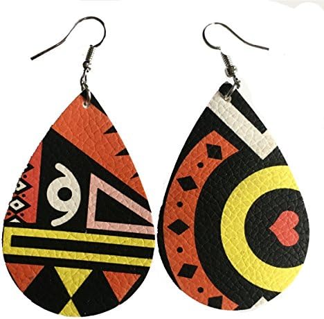 Women's Lightweight Ball Faux Leather Earrings Basketball American Football Volleyball Baseball Earrings Ethnic Style Dangle Earrings
