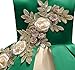AIMJCHLD Teenages Girls Ball Gowns Flower Girl Dress Kids Children Country Party Formal Special Performance Dress Baptism Graduation Bowknot Party Dresses Size 8 9 Years (Green 150)