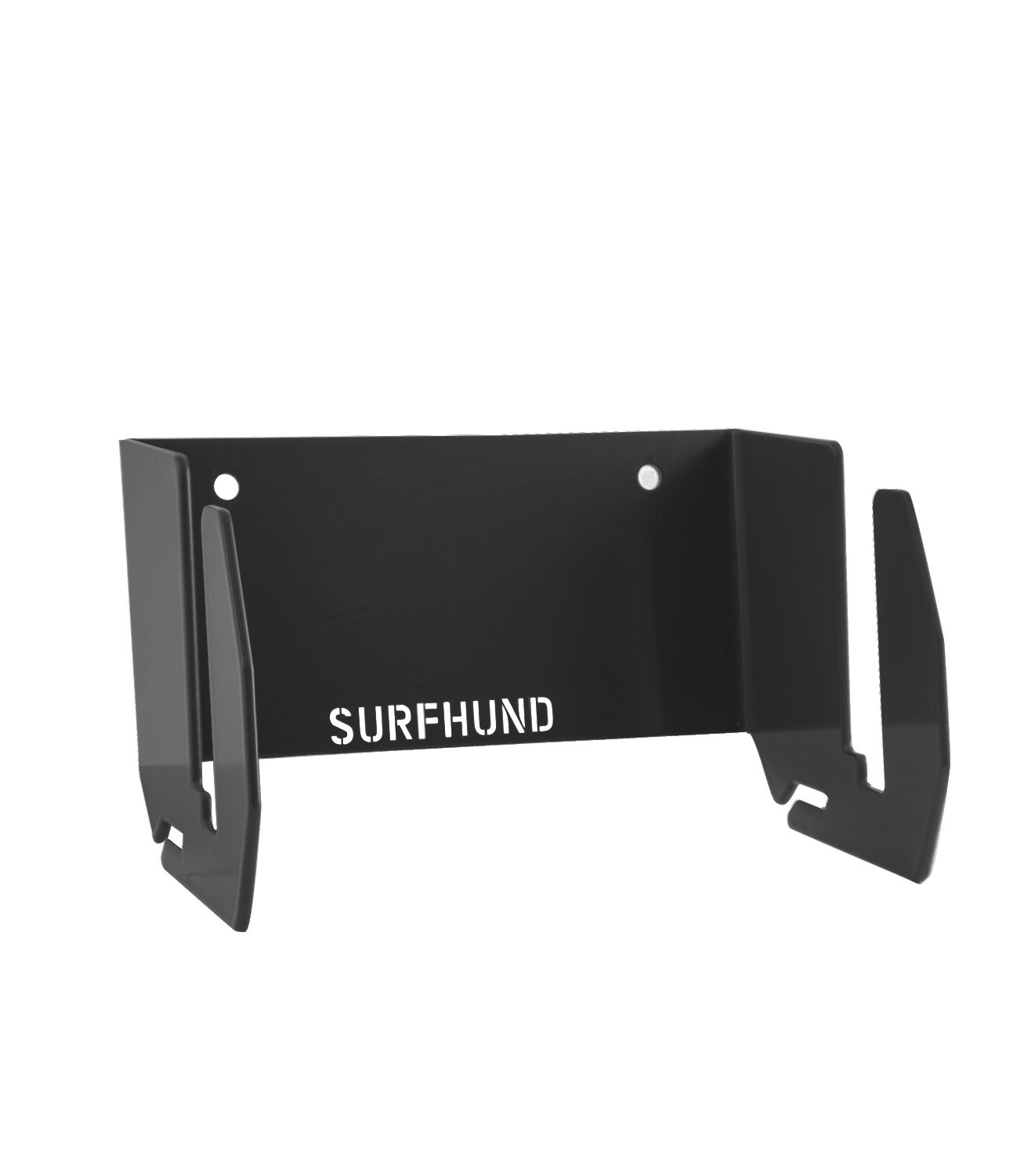 SURFHUND Soporte de pared multi vertical: para longboards skateboards y kiteboards negro