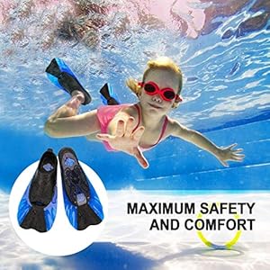 Schnorchelmasken 51zawJWeU9L. SS300 MACHEN SIE KEIN WASSER - In Kombination mit Silikon und Kunststoff würden Kinderflossen das Manövrieren im Wasser erleichtern. Silikon hat eine gute Elastizität, die für agiles und effektives Treten sorgt, aber nicht die Muskeln ermüdet. Plastik kann dir viel Kraft geben.
Bequem zu tragen - Kleinkind Flossen können gut auf Ihren Füßen bleiben. Weiche und orthopädische Fußtasche reduziert Reibung und Reibung. Kinderflossen sind ideal für lange Schwimmsessions. Clean-Cut-Kante sorgt für Komfort beim Tragen.
SO WÄHLEN SIE DIE GRÖSSE, DIE SIE BENÖTIGEN - Um Ihre Füße nicht zu quetschen, produzieren wir größere Größen. Wenn Ihre Füße normale Größe haben, wählen Sie bitte zwei kleinere Größen als Ihre normalen Schuhgrößen. Wenn Ihre Füße hoch oder breit gewölbt sind, wählen Sie bitte eine Größe kleiner. Wenn Sie zwischen Größen sind, bestellen Sie bitte eine Größe. HINWEIS: GRÖßENBUCHSTABEN ENTSPRECHEN MIT SCHUHGRÖSSEN.
ANWENDUNG - Kinderflossen sind hauptsächlich für Schwimmtraining und Schwimmtraining oder Schnorcheln, Tauchen, Bodyboarden.
Paket enthalten - 1 Paar x Kinder Flossen; 1 Paar x Kunststoffeinsatz (diese Kunststoffeinlage sind Schuhschnalle, um Verformung zu verhindern)