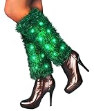 Fun Central AI349 LED Light Up Leg Warmers - Green