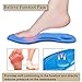 Shoe Insoles Women, (2 Pairs Blue) Arch Support Insoles Breathable, New Material, 5D Sponge Barefoot Comfort Insoles and High Heel Inserts, for Massaging, Arch Pain and Foot Pain Relievethumb 4