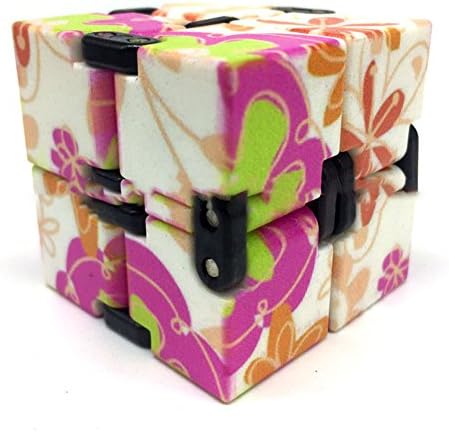 TorDen Magic Infinite Cube Square Cube Pressure Reduction Toy for ADD, ADHD, Anxiety, and Autism (Colorful-16)