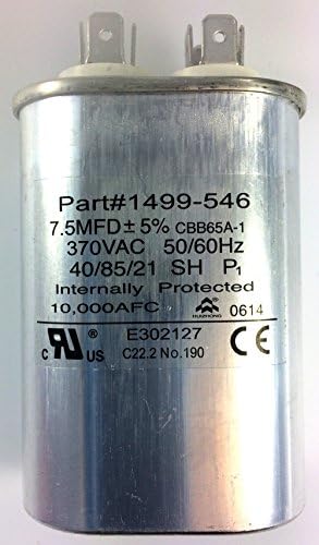 Fan Capacitor for Coleman Air Conditioners 1499-5461: Automotive