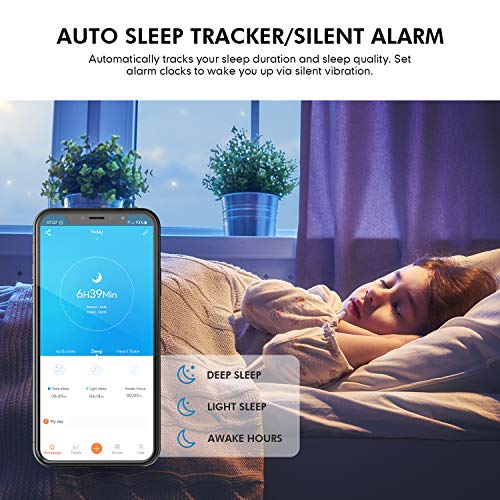 image for DBPOWER Activity Tracker Heart Rate Monitor, IP67 Waterproof Fitness T