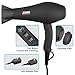 1875W Professional Salon Infrared Hair Dryer for Faster Drying, Negative Ion Hair Blow Dryer with 2 Speed and 3 Heat Setting Ceramic Hair Dryer,AC Motor Blow dryer with Diffuser &Concentrator
