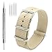CIVO Watch Strap 4/8 Packs - 16mm 18mm 20mm 22mm 24mm Premium Ballistic Nylon Watch Bands Zulu Style for Men Women