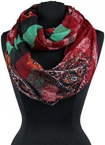 Infinity scarf – Beautiful royal paint design - Fashion scarves