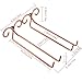 Wine Glass Rack, 2 Rows Stainless Steel Wall-Mounted Wine Glass Hanger For Bar Home By Hmane (Bronze-Type1)