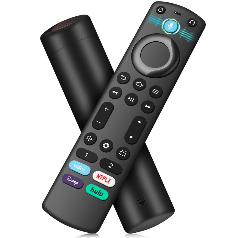 Photo 1 of Remote Control Replacement for 4K Fire Smart Tv Stick (HD/Lite/4K Max/Omni Series) TVs Cube(1st/2nd/3rd Gen), Voice Control & Bluetooth, for Toshiba/Pioneer/Insignia Smart TV