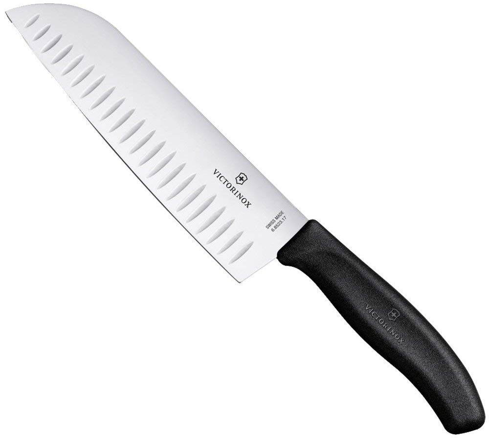 Victorinox D828 Santoku Knife, Scalloped Edge Buy Online in Great