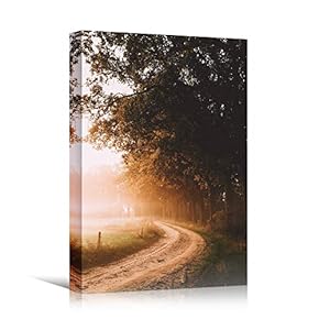signwin Canvas Wall Art Autumn Dramatic Forest Landscape...