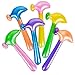 Kicko 14 Inch Multi-Colored Inflatable Hammer - Pack of 12 Assorted Neon Mallet - Perfect Tool for Backdrops, Decor, School Activities, Festivals, Party Favor and Supplies