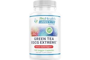 ProHealth Longevity Green Tea EGCG Extreme (390mg EGCG, 100 Capsules) (Green Tea Supplement)