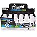KUGELZ School and Office White Correction Fluid | Bulk Pack of 12 - Quick Drying Liquid Eraser with Brush Applicator – Covers Most Mark Inks – for Papers and Handwritten Documents – 10 ml